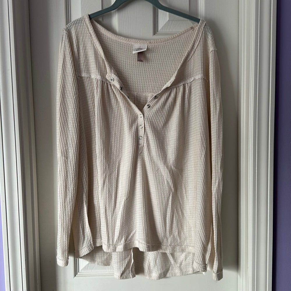 Long Sleeve Waffle Tee